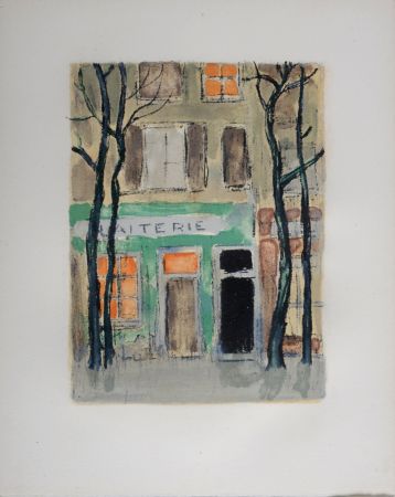 リトグラフ Van Dongen - La Laiterie de la Place du Tertre, 1949