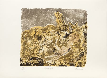 リトグラフ Dubuffet - La lande dorée