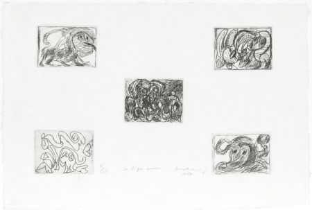 エッチング Alechinsky - La ligne seule