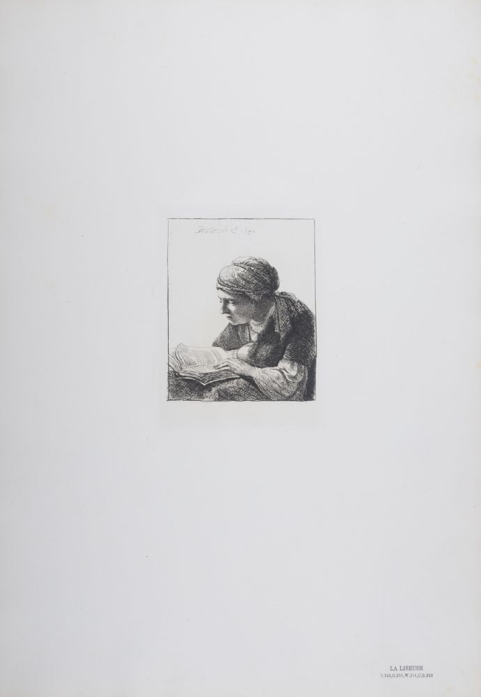 輪転グラビア印刷 Rembrandt - La Liseuse