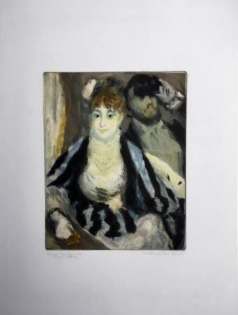 アクチアント Renoir - LA LOGE (d'après Pierre-Auguste Renoir, gravé par Jacques Villon) 