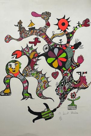 リトグラフ De Saint Phalle - La machine à rêver 