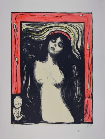 リトグラフ Munch - La Madone / Madonna - 1895