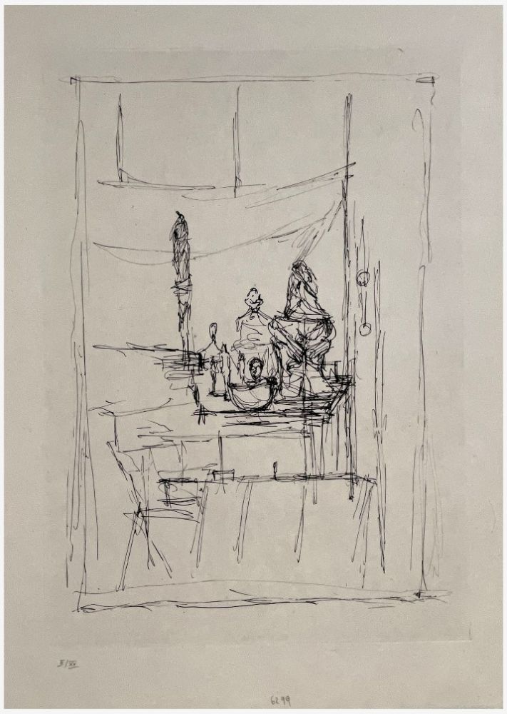 エッチング Giacometti - La magie quotidienne (l'atelier)