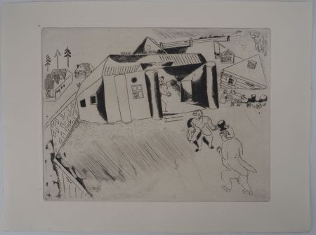 彫版 Chagall - La maison de Sobakévitch