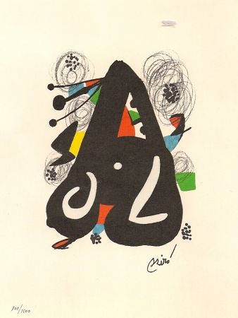 リトグラフ Miró - La Melodie Acide 