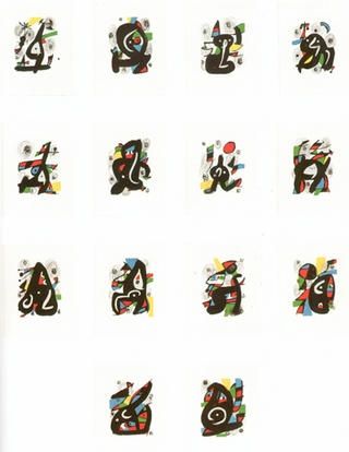 リトグラフ Miró - La melodie àcide