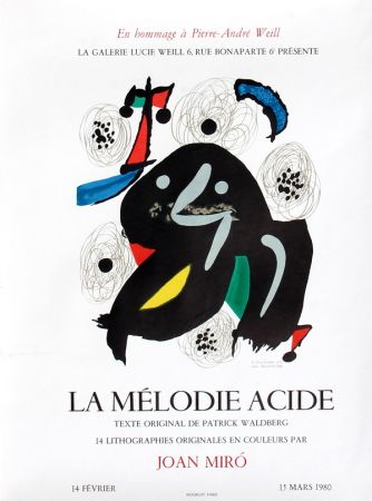 掲示 Miró - La Mélodie Acide
