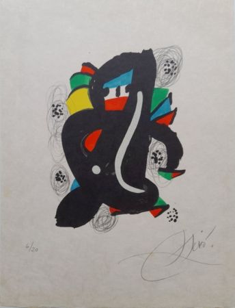 リトグラフ Miró - La mélodie acide 