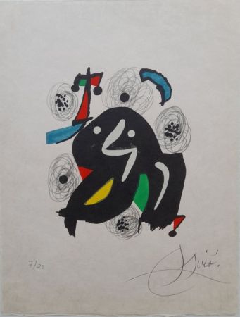 リトグラフ Miró - La mélodie acide 