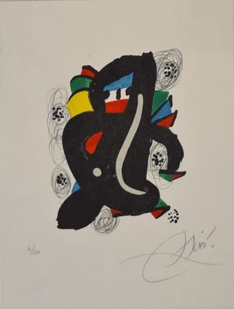 リトグラフ Miró - La mélodie acide 