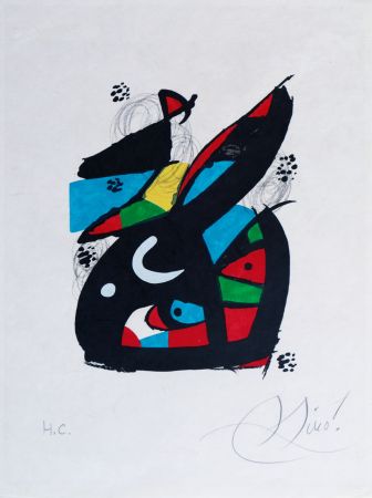 リトグラフ Miró - La mélodie acide