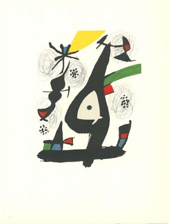 リトグラフ Miró - La mélodie acide - 1