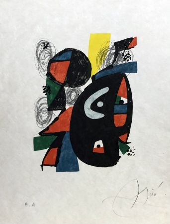 リトグラフ Miró - La mélodie acide - 12