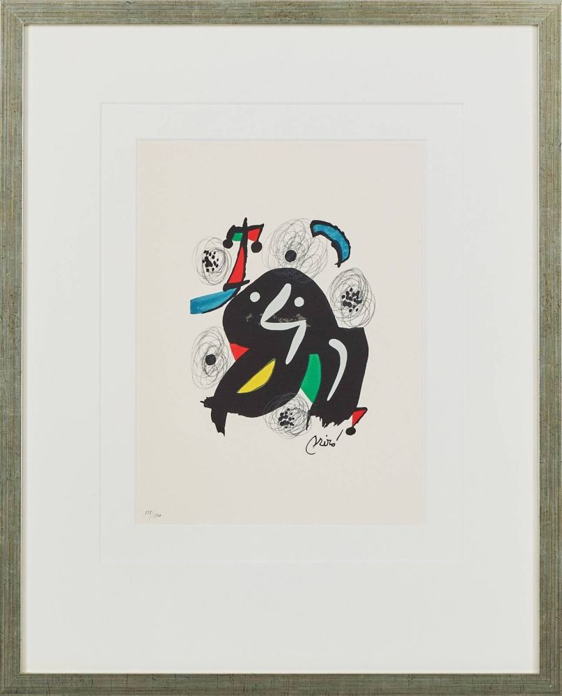 リトグラフ Miró - La Mélodie Acide, Planche IV