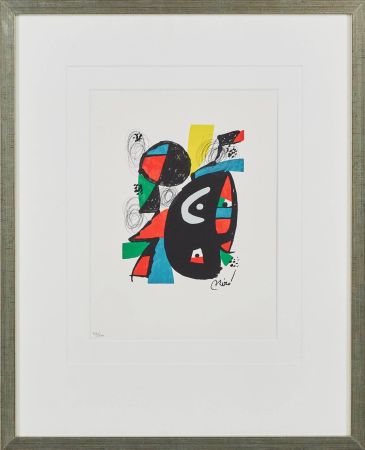 リトグラフ Miró - La Mélodie Acide, Planche XII