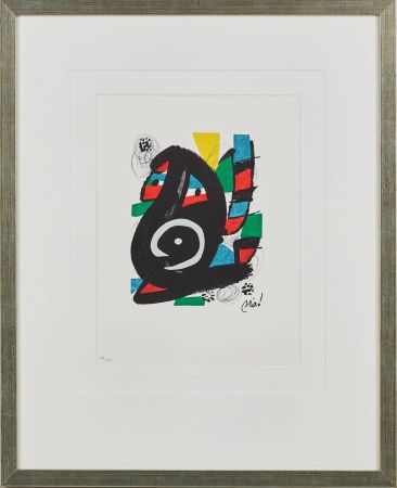 リトグラフ Miró - La Mélodie Acide, Planche XIV