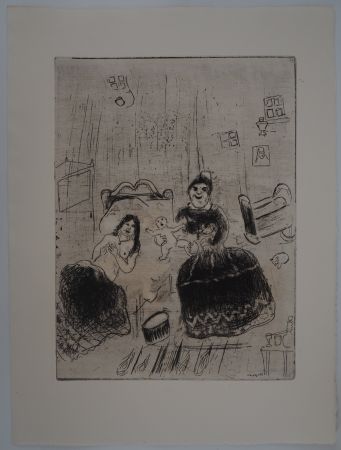 彫版 Chagall - La naissance de Tchitchikov