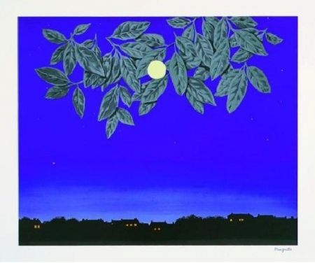 リトグラフ Magritte - La page blanche, 1967