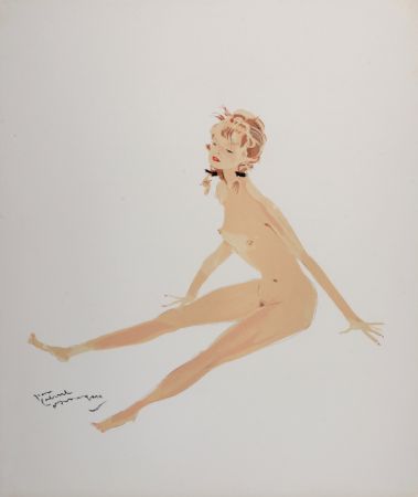 リトグラフ Domergue - La Parisienne : Suzette, 1956