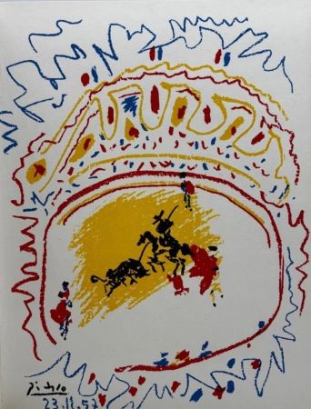 リトグラフ Picasso - La petite Corrida 1957