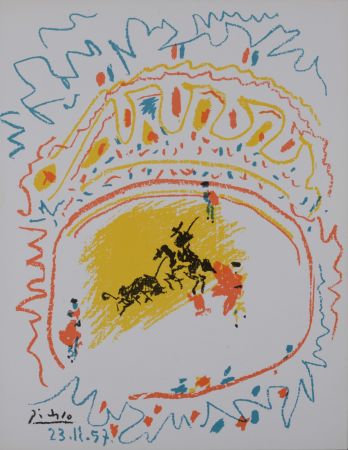 リトグラフ Picasso - La petite corrida, 1958