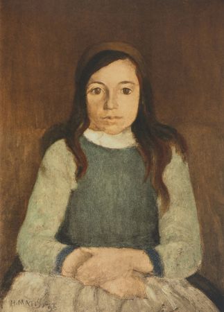 リトグラフ Matisse - La petite fille au serre-tête (Nini Bétron)