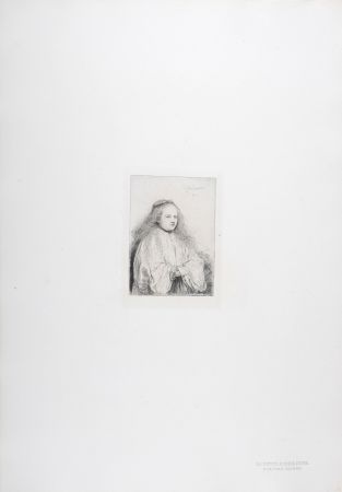 輪転グラビア印刷 Rembrandt - La petite mariée juive
