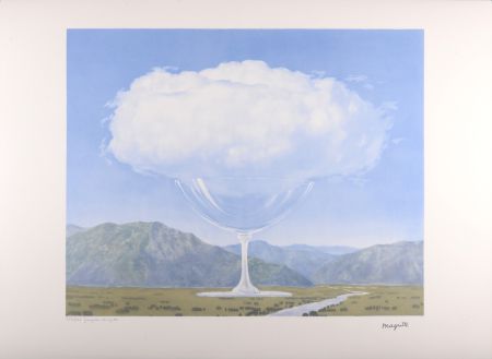 リトグラフ Magritte - La Philosophie et la Peinture : La corde sensible, C. 1979