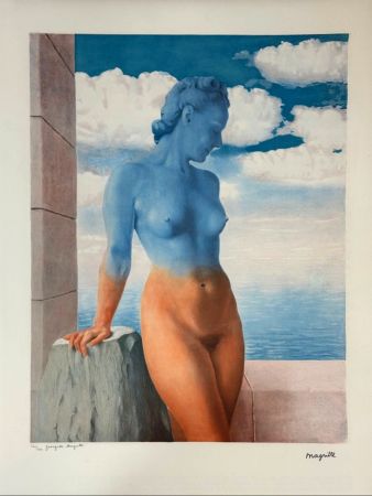 リトグラフ Magritte - La Philosophie et la Peinture : La Magie noire, c. 1979