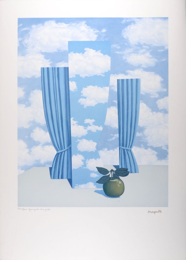 リトグラフ Magritte - La Philosophie et la Peinture : Le Beau Monde, C. 1979