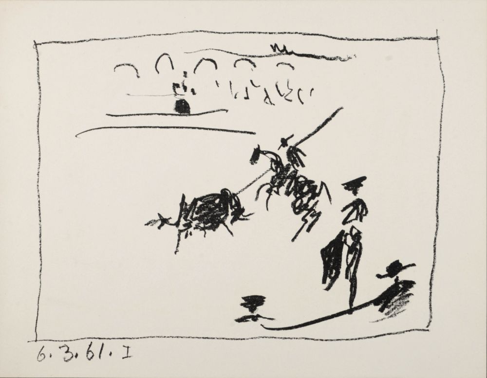 リトグラフ Picasso - La pique, 1961