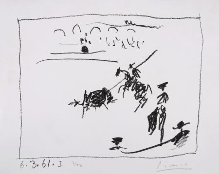 リトグラフ Picasso - La Pique, 1961 - Hand-signed