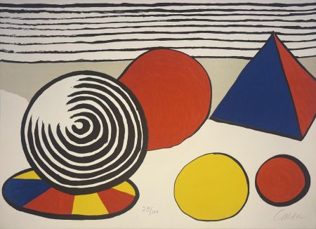 リトグラフ Calder - La point de non retour / The Point of No Return from La Memoire Elementaire