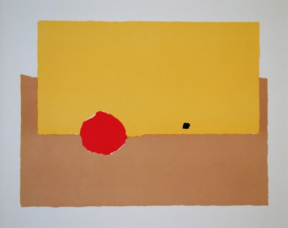 リトグラフ De Stael - La pomme - 1952