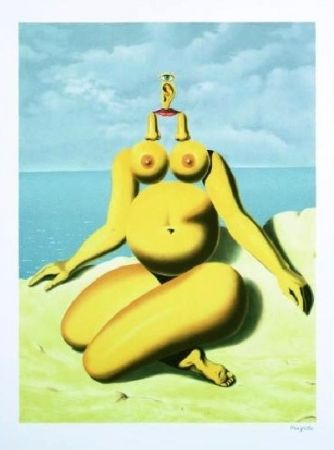 リトグラフ Magritte - La Race Blanche, 1937