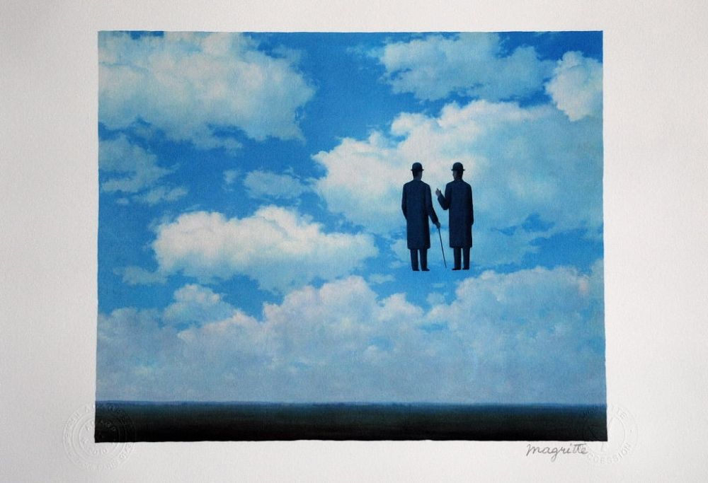 リトグラフ Magritte - La Reconnaissance Infinie