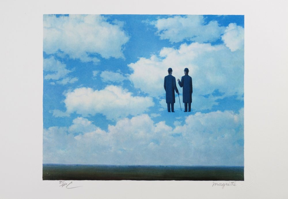 リトグラフ Magritte - La Reconnaissance Infinie (The Infinite Recognition)