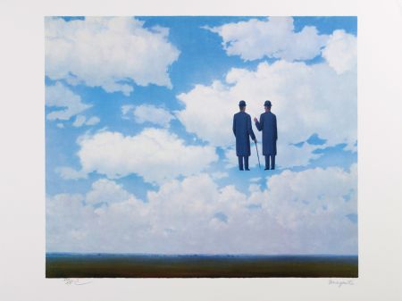 リトグラフ Magritte - La Reconnaissance Infinie (The Infinite Recognition)