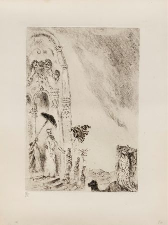 エッチング Chagall - La Reine de Seba