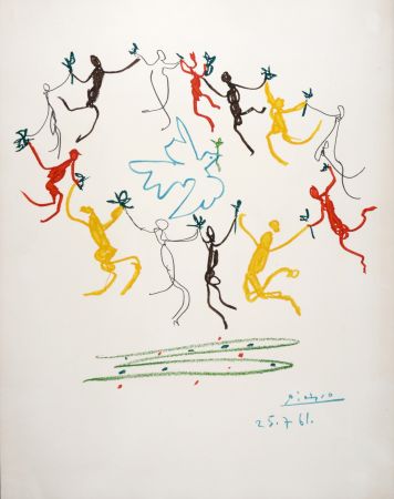 リトグラフ Picasso - La Ronde de la Jeunesse, 1961
