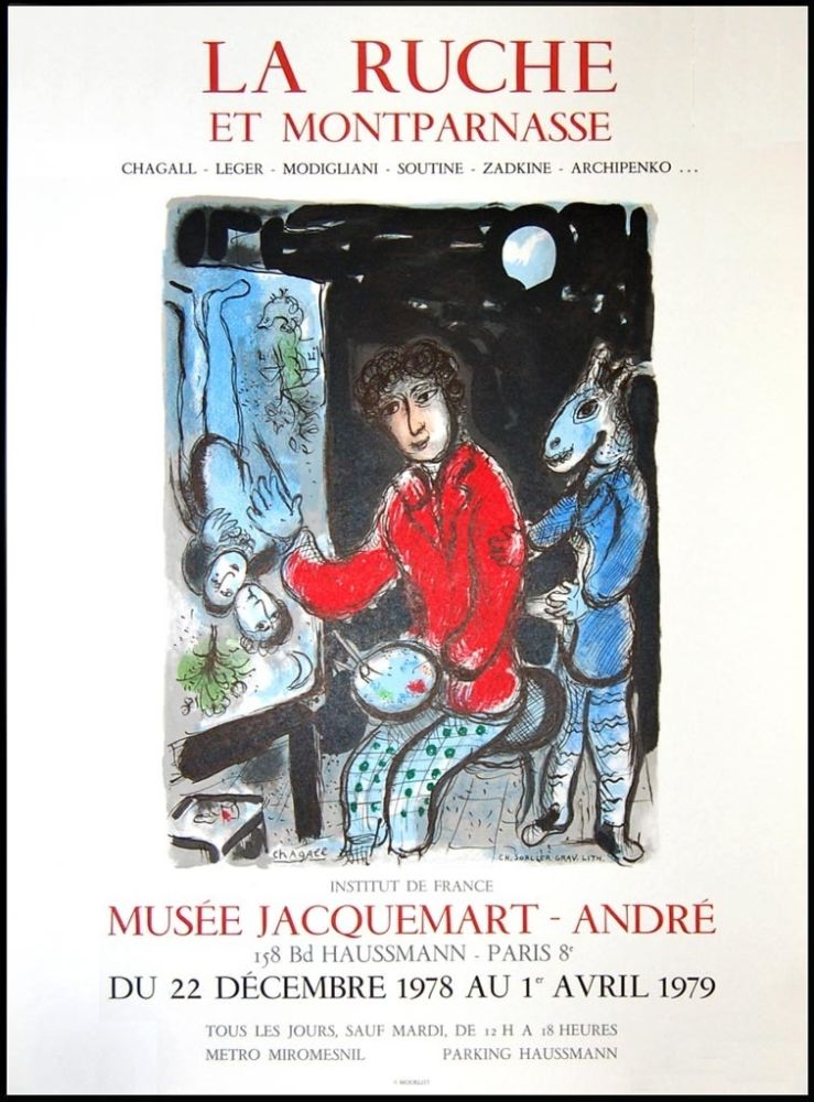 掲示 Chagall - La Ruche et Montparnasse