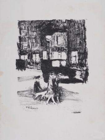 リトグラフ Bonnard - La Rue (Paris), 1927