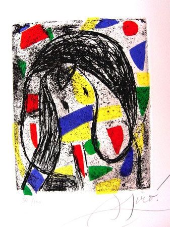 エッチング Miró - LA RÈVOLTE DES CARACTÈRES