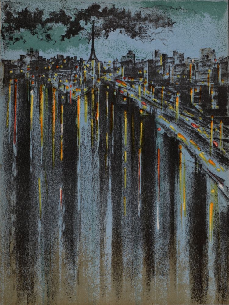 リトグラフ Florsheim - La Seine à Paris, 1964.