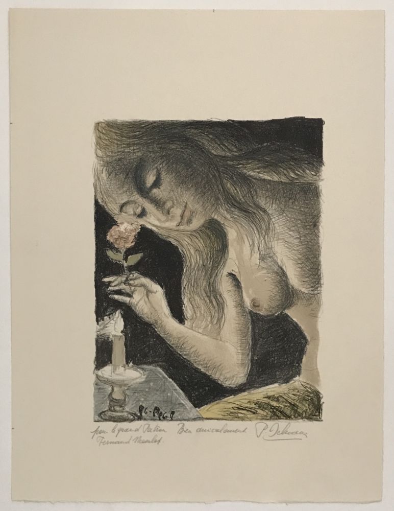 リトグラフ Delvaux - La Sirene (The Mermaid)