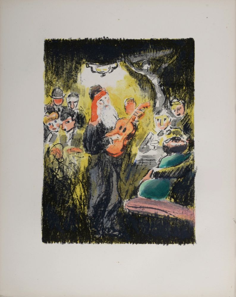 リトグラフ Van Dongen - La soirée au “Lapin Agile” lorsque Frédé chantait, 1949