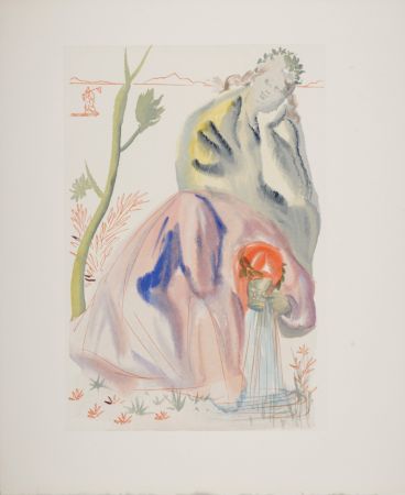 木版 Dali - La source, 1963
