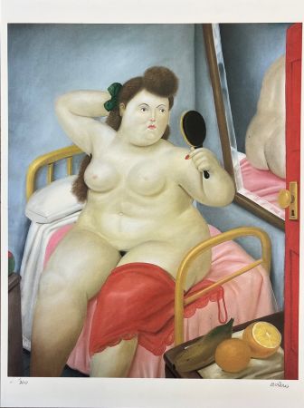 リトグラフ Botero - La Toilette