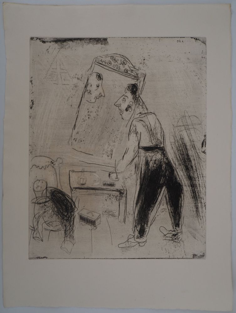 彫版 Chagall - La toilette de Tchitchikov